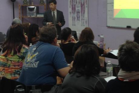Dr. Tian gives a speech in New York